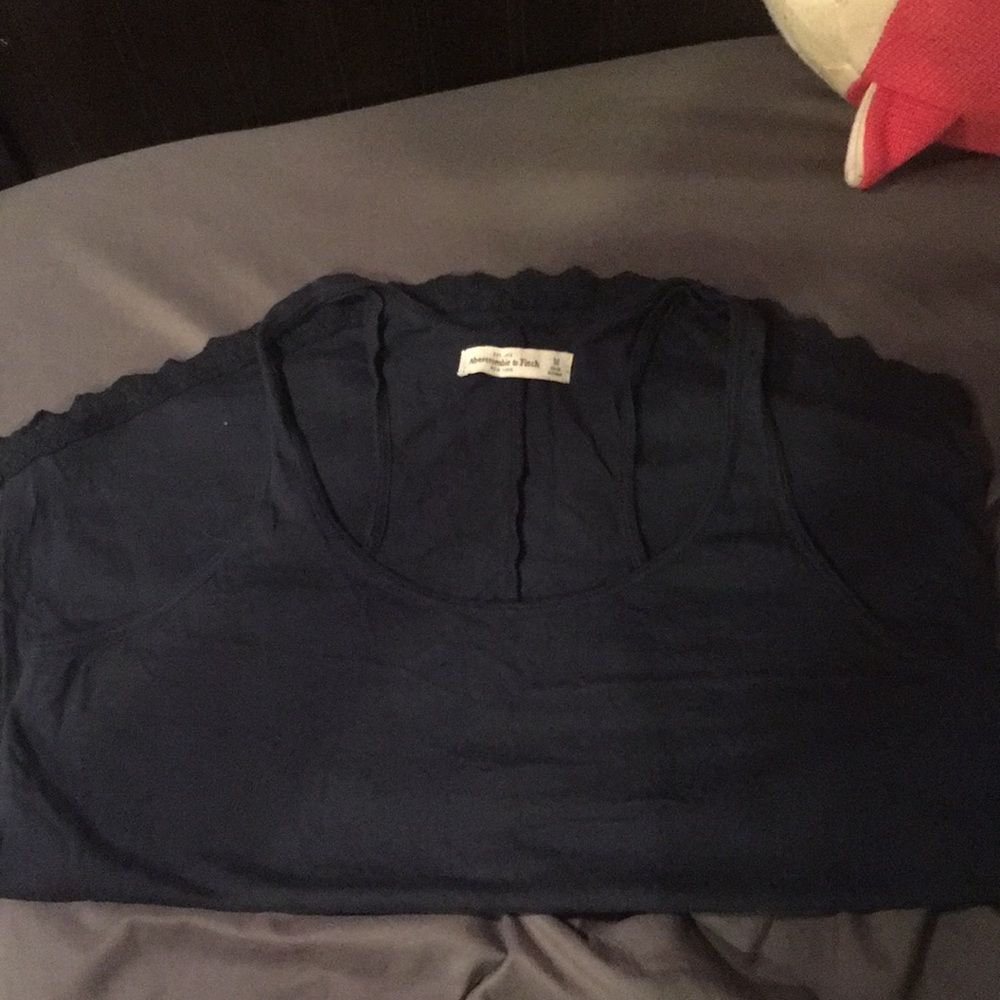 Abercrombie & Fitch navy blue tank